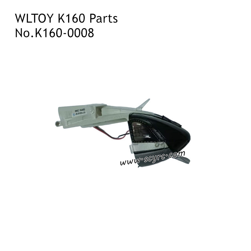 WLTOYS K160 EC-145 RC Plane Parts Cowling Set K160-0008