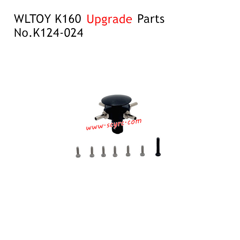 WLTOYS K160 Plane Upgrade Parts Swivel Head Kit Black K170-0001