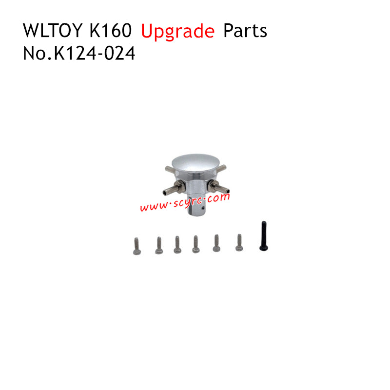 WLTOYS K160 Plane Upgrade Parts Swivel Head Kit Silver K170-0001