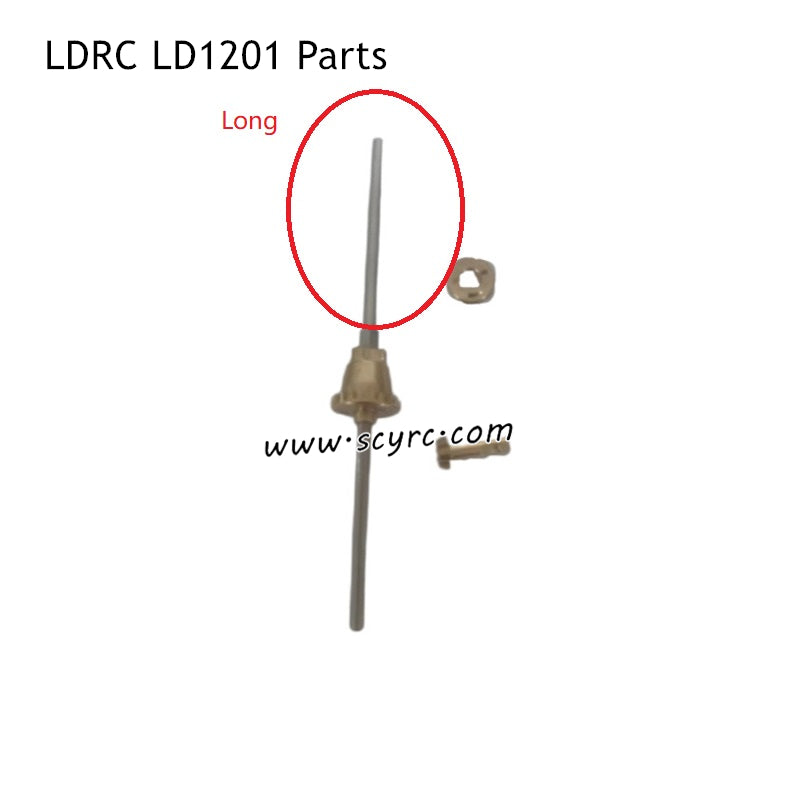 LDRC LD1201 High Speed RC Car Parts Rear Differential Lock Axle with Bevel Gear