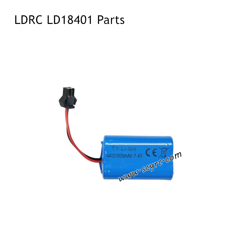 LDRC LD18401 High Speed RC Truck Parts 7.4V 500mAh Battery