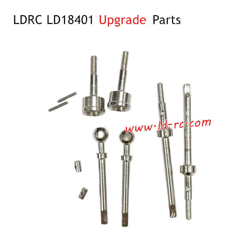 LDRC LD18401 RC Truck Upgrade Parts Metal Front and Rear Drive Shaft