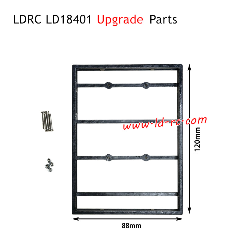 LDRC LD18401 RC Truck Upgrade Parts Roof Rack