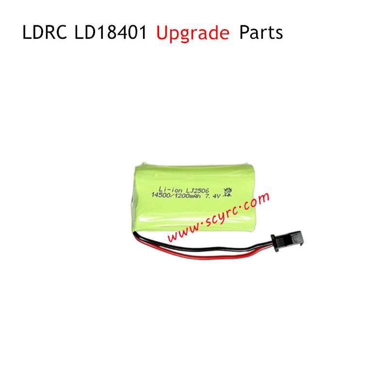LDRC LD18401 RC Truck Upgrade Parts 7.4V 1200mAh Battery
