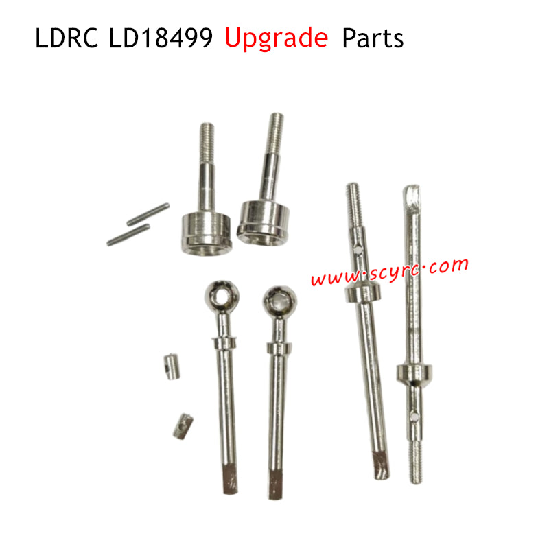LDRC LD18499 RC Car Upgrade Parts Metal CVD Front and Rear Drive Shaft