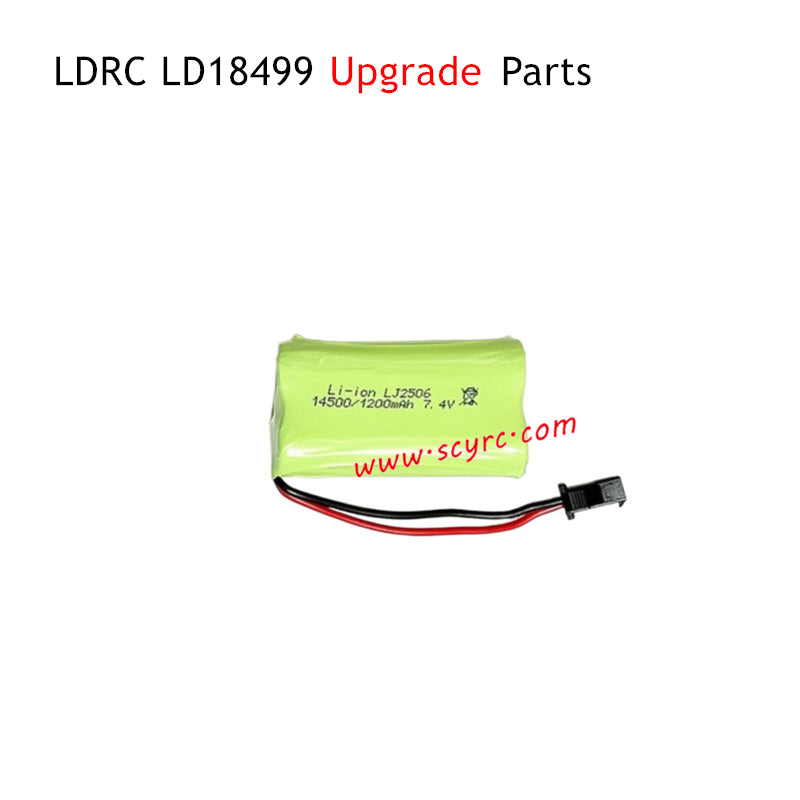 LDRC LD18499 RC Car Upgrade Parts 7.4V 1200mAh Battery