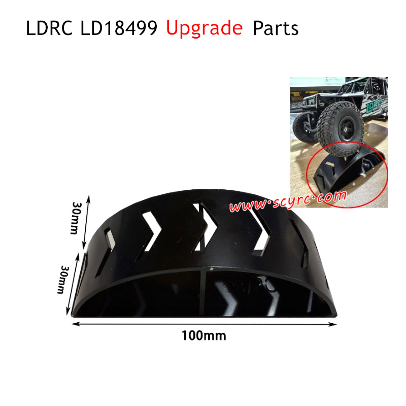 LDRC LD18499 RC Car Upgrade Parts Metal Arch Bridge