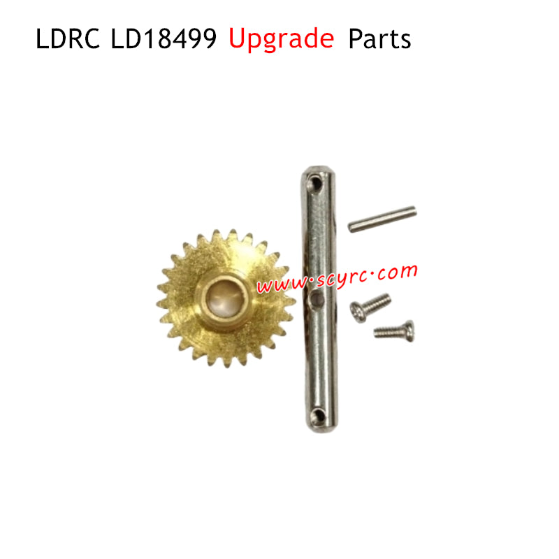 LDRC LD18499 RC Car Upgrade Parts Metal Gear with Main Shaft