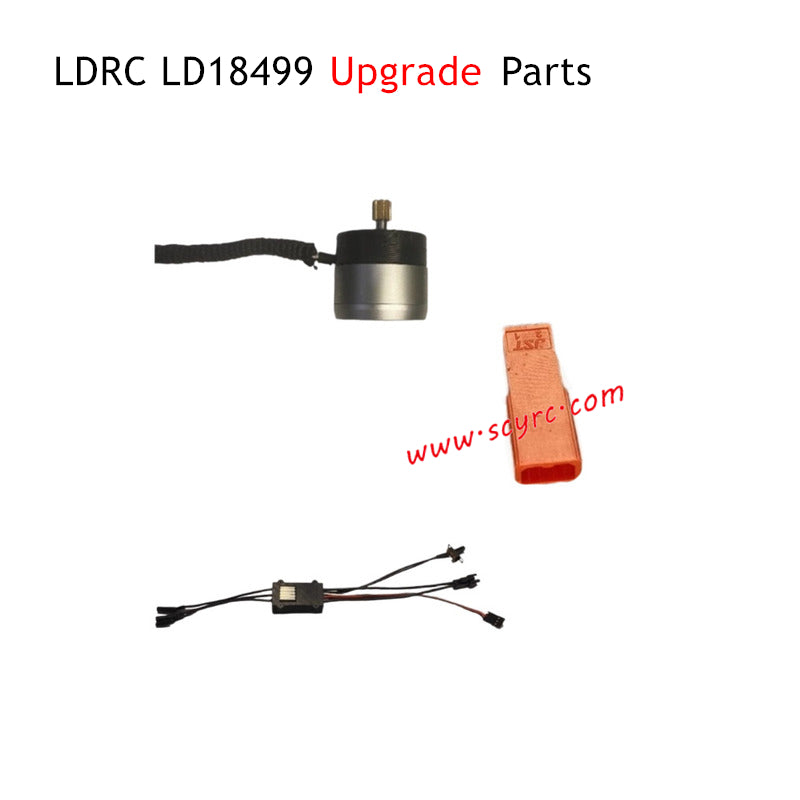 LDRC LD18499 RC Car Upgrade Parts Motor and ESC Kit with JST Plug
