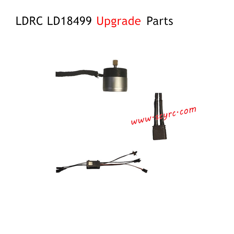 LDRC LD18499 RC Car Upgrade Parts Motor and ESC Kit with XT30 Plug