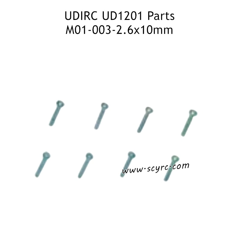 UDIRC UD1201 Parts 2.6x10mm HB Hexagon Socket Head Self-Tapping Screw M01-003