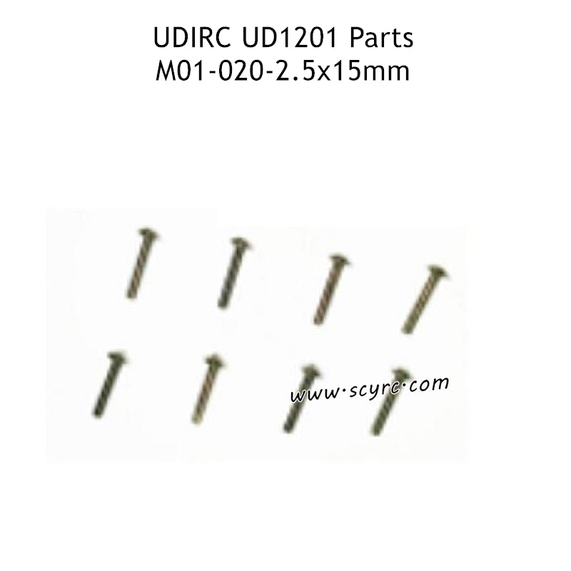 UDIRC UD1201 Parts 2.5X15MM TM Hexagon Socket Machine Screws M01-020