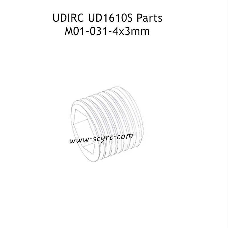 UDIRC UD1610S Parts 4x3mm Set Screws M01-031