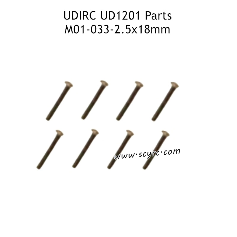 UDIRC UD1201 Parts 2.5X18MM TM Hexagon Socket Screws M01-033