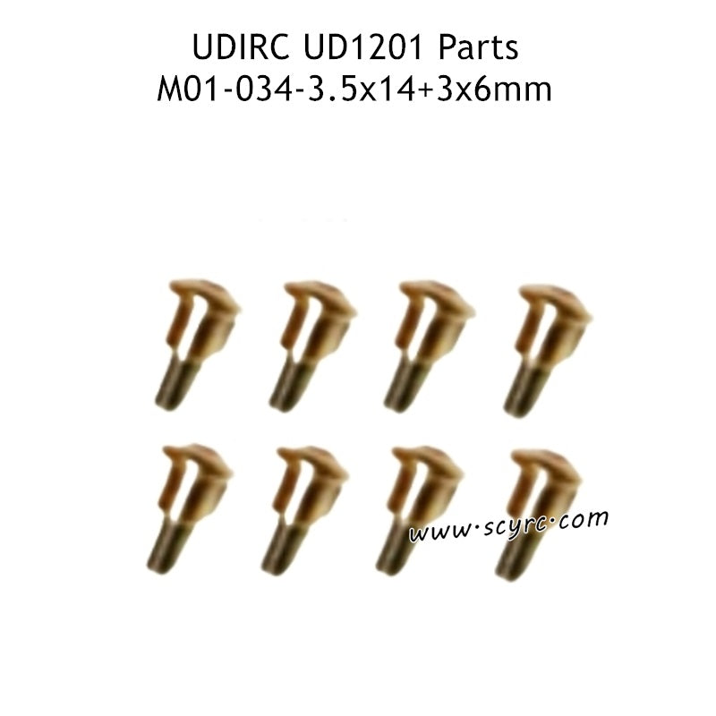 UDIRC UD1201 Parts 3.5x14+3x6MM TM Hexagon Socket Screws M01-034