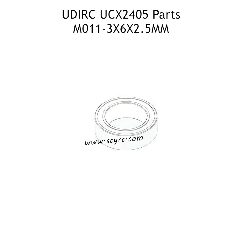 UDIRC UCX2405 Parts 3x6x2.5mm Ball Bearings UCX24-M011