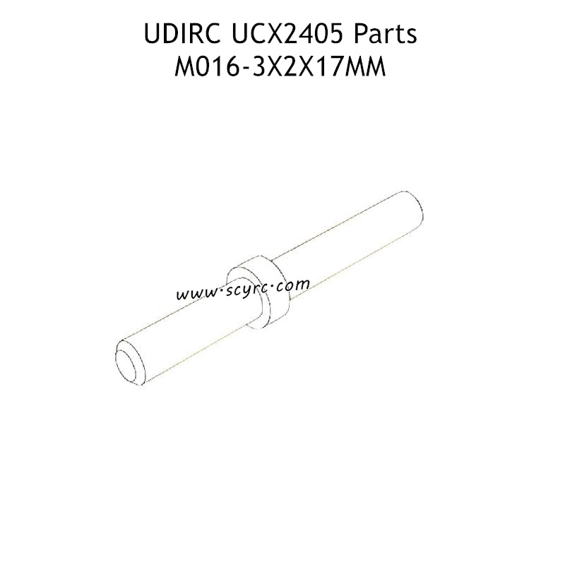 UDIRC UCX2405 Parts 3x2x17mm Secondary Gear Shaft Short UCX24-M016