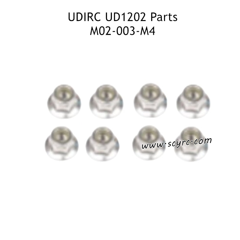 M4 Lock Nut M02-003 Parts for UDIRC UD1202 RC Car