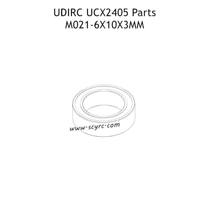 UDIRC UCX2405 Parts 6x10x3mm Ball Bearings UCX24-M021