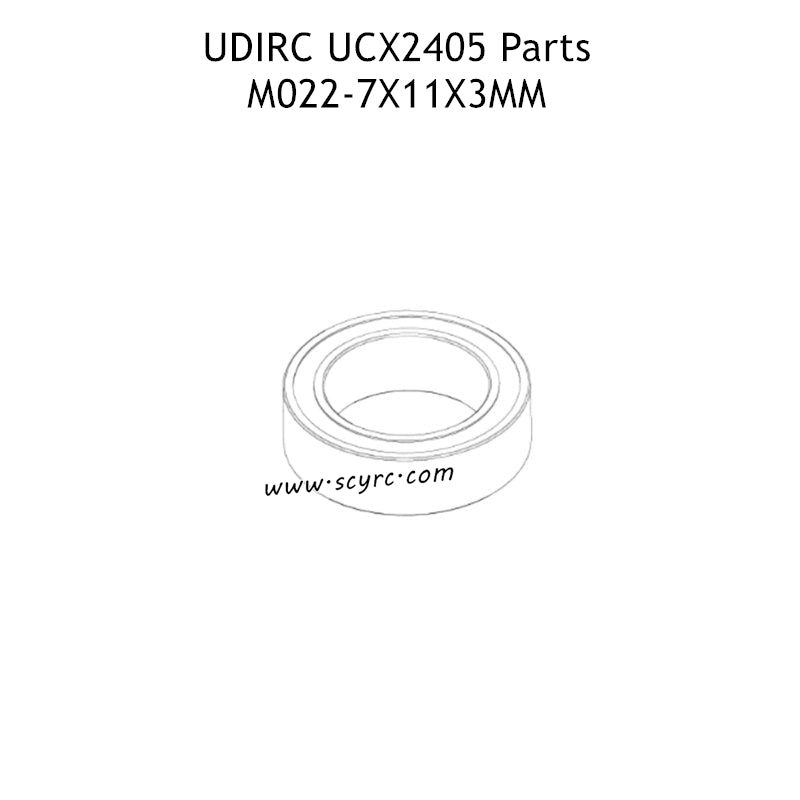 UDIRC UCX2405 Parts 7x11x3mm Ball Bearings UCX24-M022