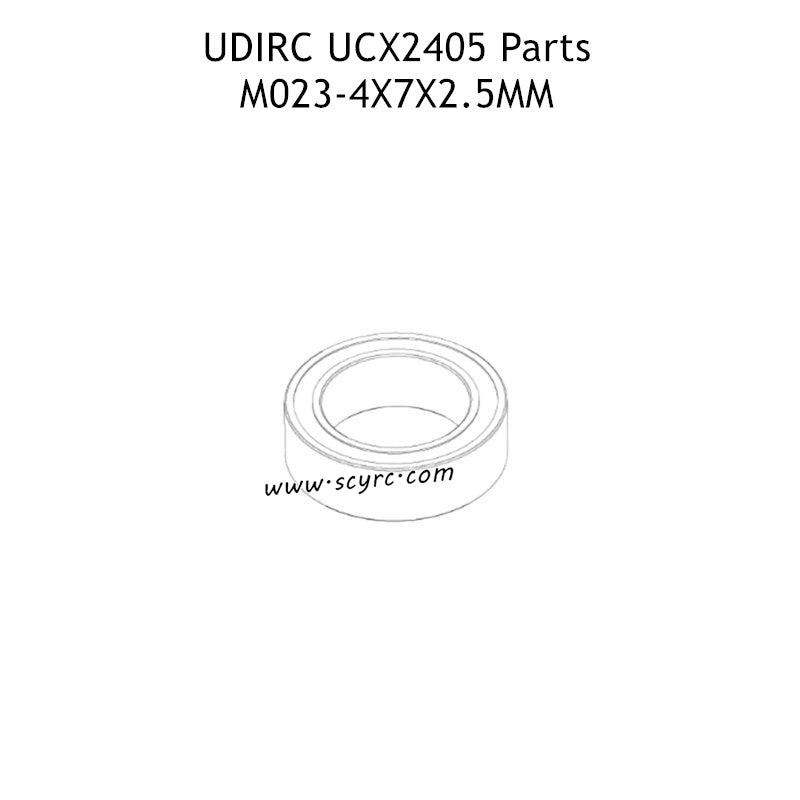 UDIRC UCX2405 Parts 4x7x2.5mm Ball Bearings UCX24-M023