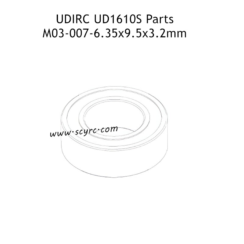 UDIRC UD1610S Parts 6.35X9.5X3.2MM Ball Bearings M03-007
