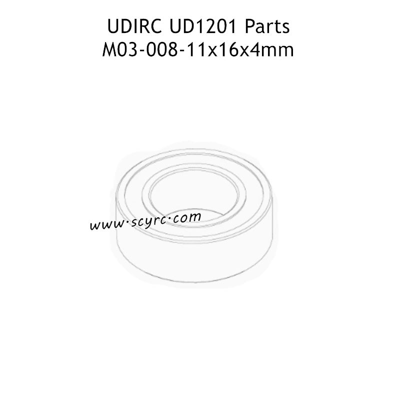 UDIRC UD1201 Parts 11x16x4mm Ball Bearing M03-008