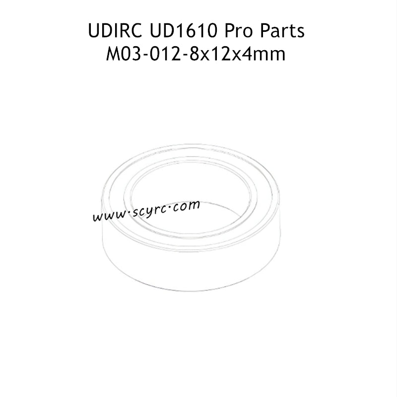 UDIRC UD1610 Pro Parts 8x12x4MM Ball Bearings M03-012