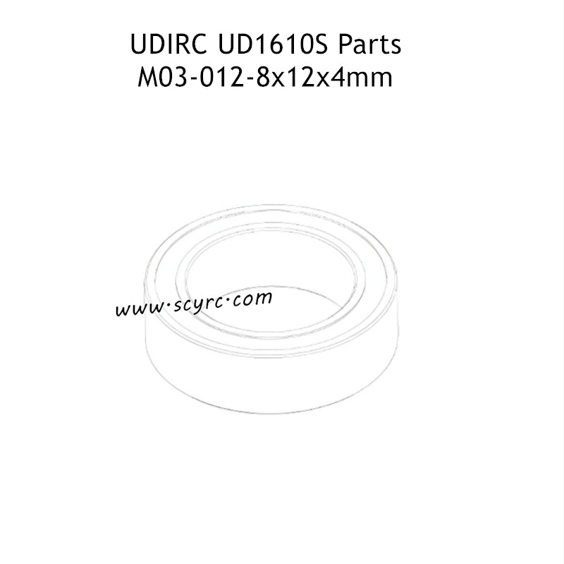 UDIRC UD1610S Parts 8x12x4MM Ball Bearings M03-012