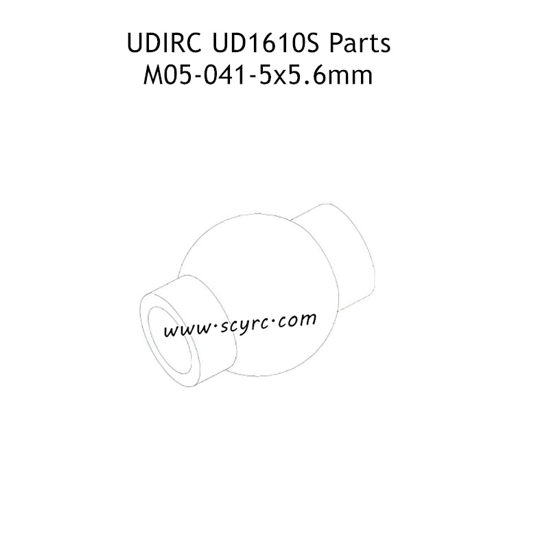 UDIRC UD1610S Parts 5X5.6MM Hollow Ball M05-041