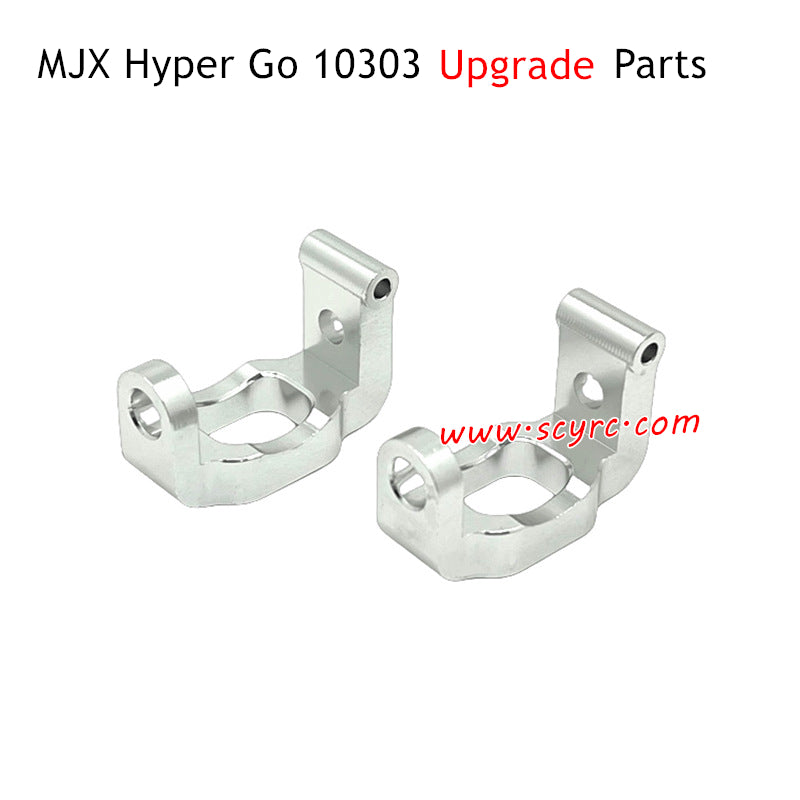 MJX Hyper Go 10303 RC Car Upgrade Parts Front C-bracket Silver