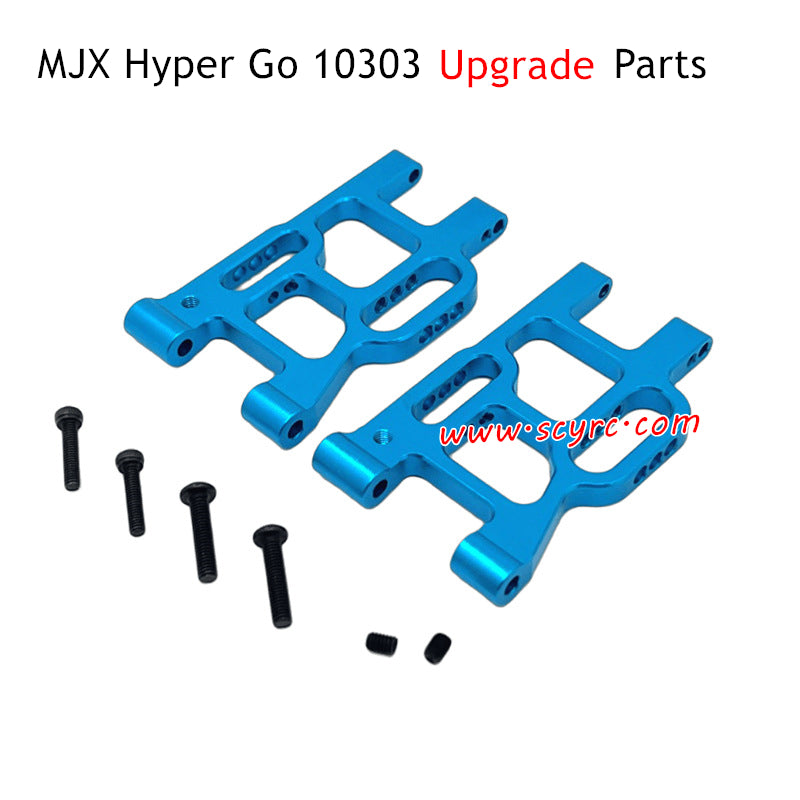 MJX Hyper Go 10303 RC Car Upgrade Parts Rear Lower Swing Arm Blue