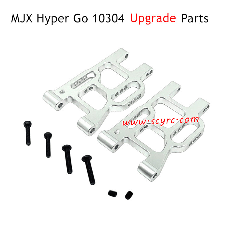 MJX Hyper Go 10304 Upgrade Parts Rear Lower Swing Arm Siilver
