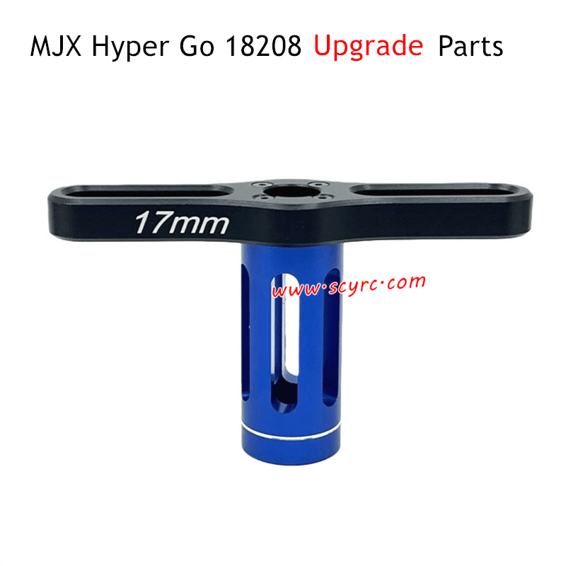MJX Hyper Go 18208 Upgrade Parts 17mm Hexagonal Metal Sleeve Blue