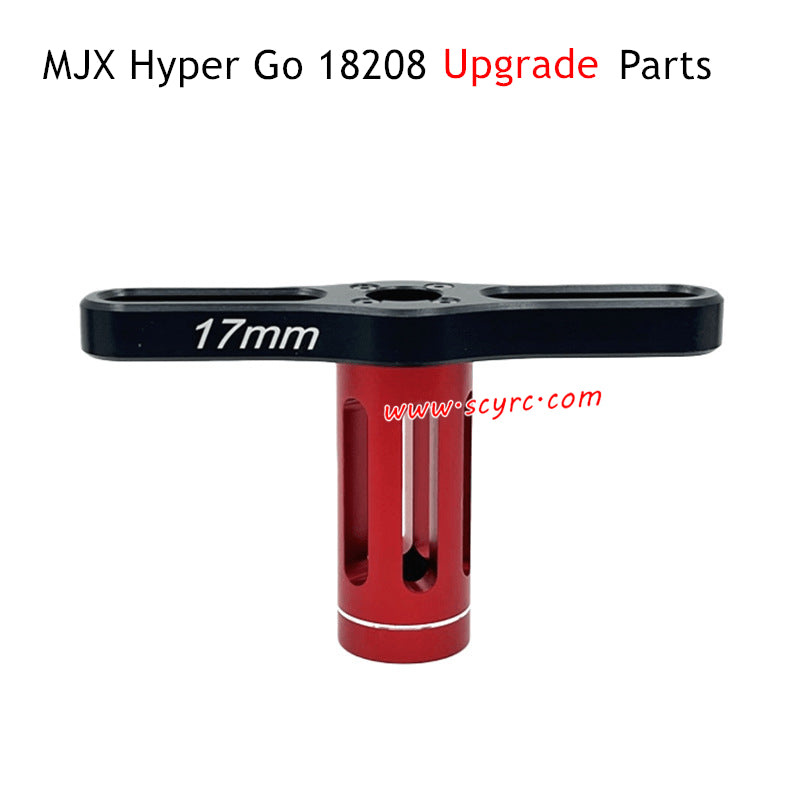 MJX Hyper Go 18208 Upgrade Parts 17mm Hexagonal Metal Sleeve Red