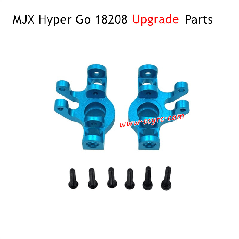MJX Hyper Go 18208 Upgrade Parts Front Steering Cups Blue