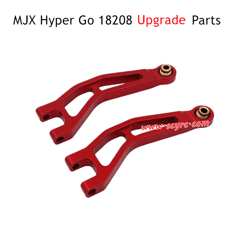 MJX Hyper Go 18208 Upgrade Parts Front Upper Swing Arms Red