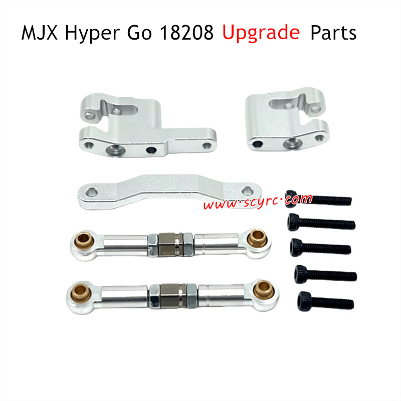 MJX Hyper Go 18208 Upgrade Parts Steering Set Silver