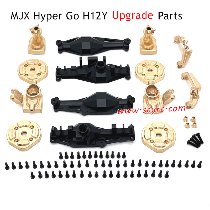 MJX Hyper Go H12Y Upgrade Parts Brass Cup and C-Mount Black