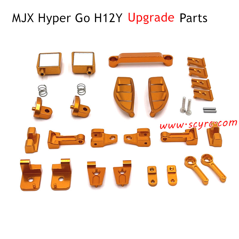 MJX Hyper Go H12Y Upgrade Parts Car Shell Decorative Parts Gold