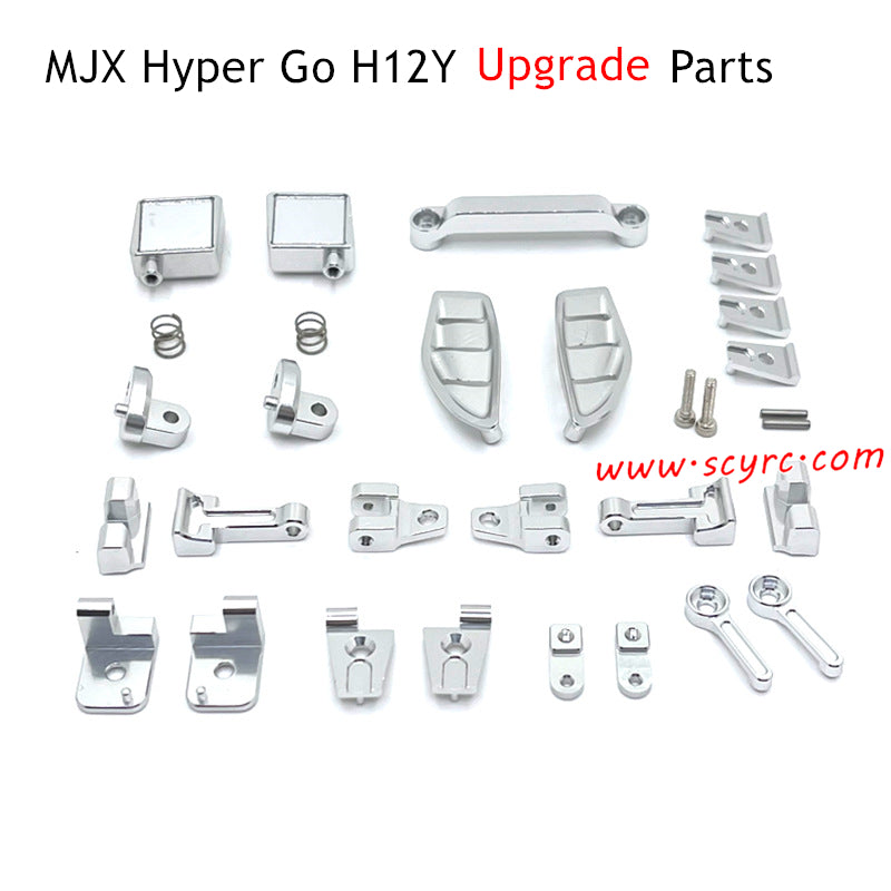 MJX Hyper Go H12Y Upgrade Parts Car Shell Decorative Parts Silver