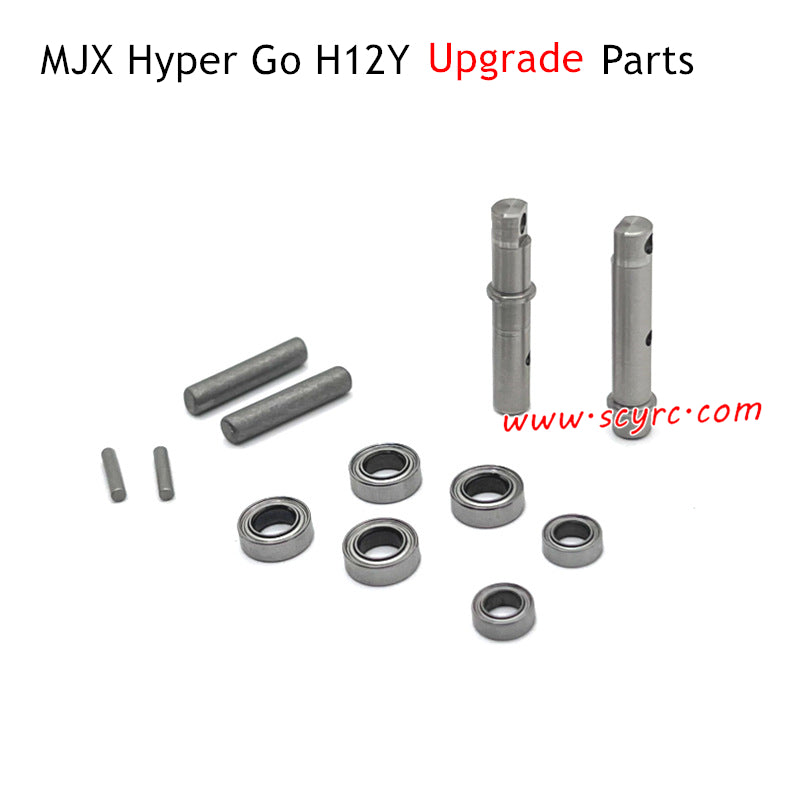 MJX Hyper Go H12Y Upgrade Parts Center Gearbox Connecting Shaft and Bearing Silver