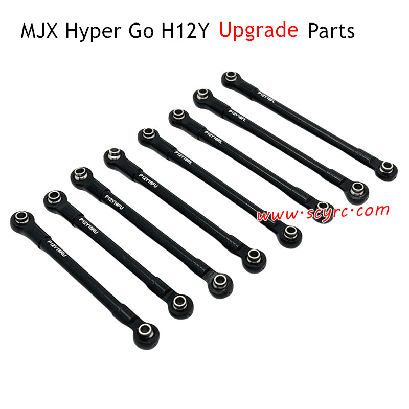 MJX Hyper Go H12Y Upgrade Parts Chassis Mounting Tie Rods Black