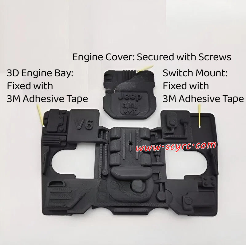 MJX Hyper Go H12Y Upgrade Parts Engine Compartment