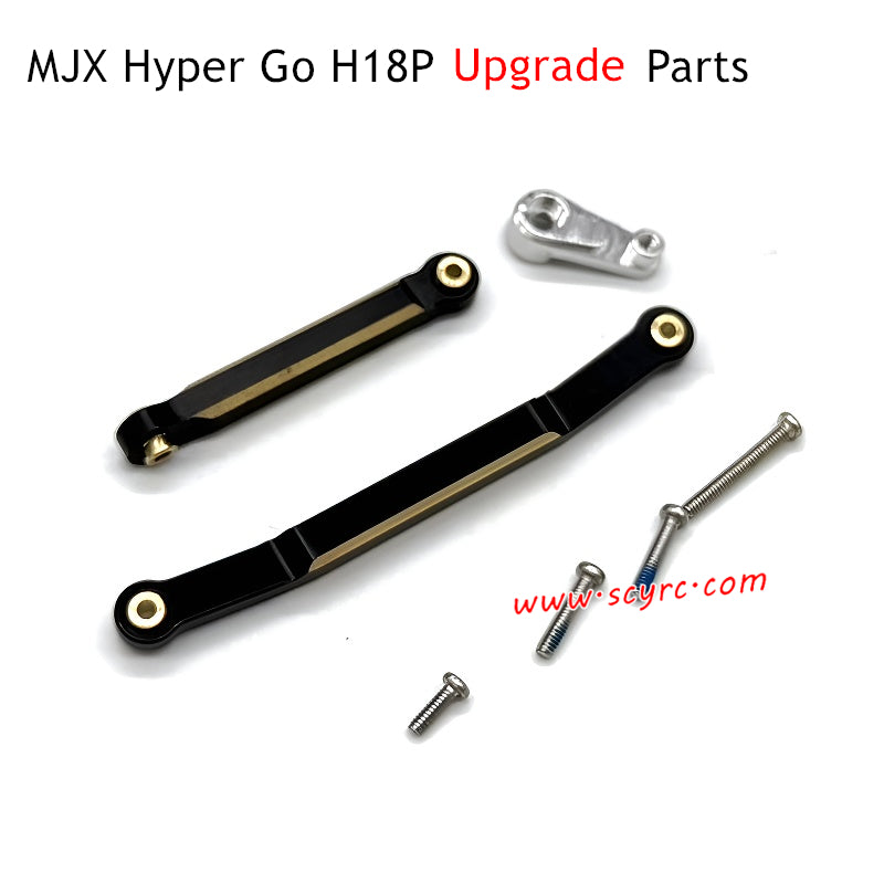 MJX Hyper Go H18P Upgrade Parts Steering Tie Rod Silver