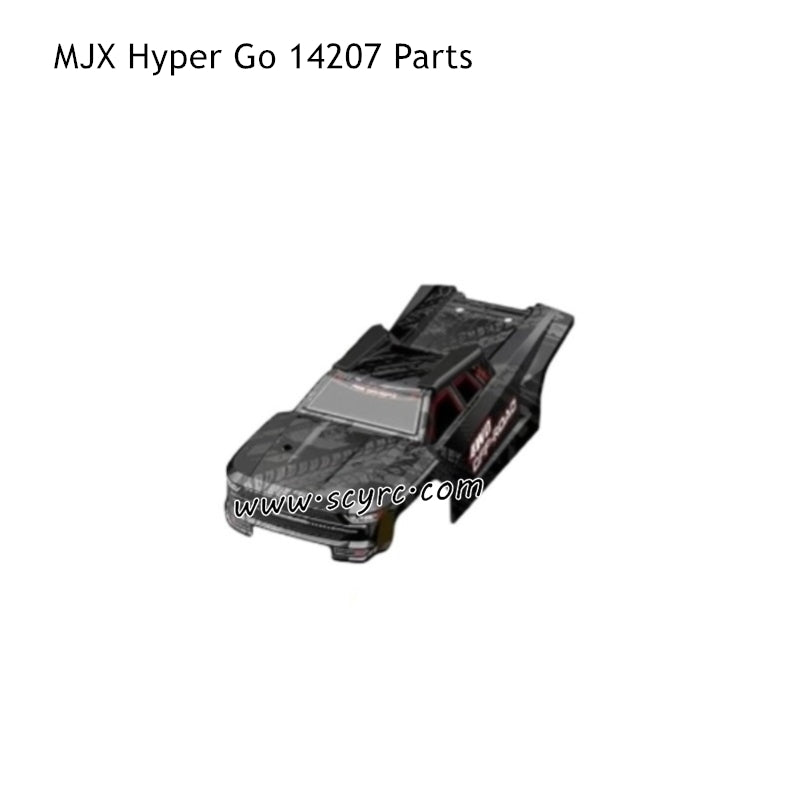 MJX Hyper Go 14207 RC Truck Parts Car Shell Black