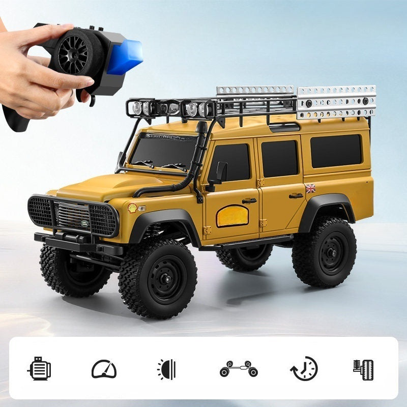 MN Model MN-111C 2.4Ghz 4WD Rock RC Cralwer RTR Yellow