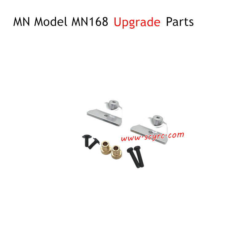 MN Model MN168 RC Car Upgrade Parts Metal Shock Absorber Bracket 2pcs Silver