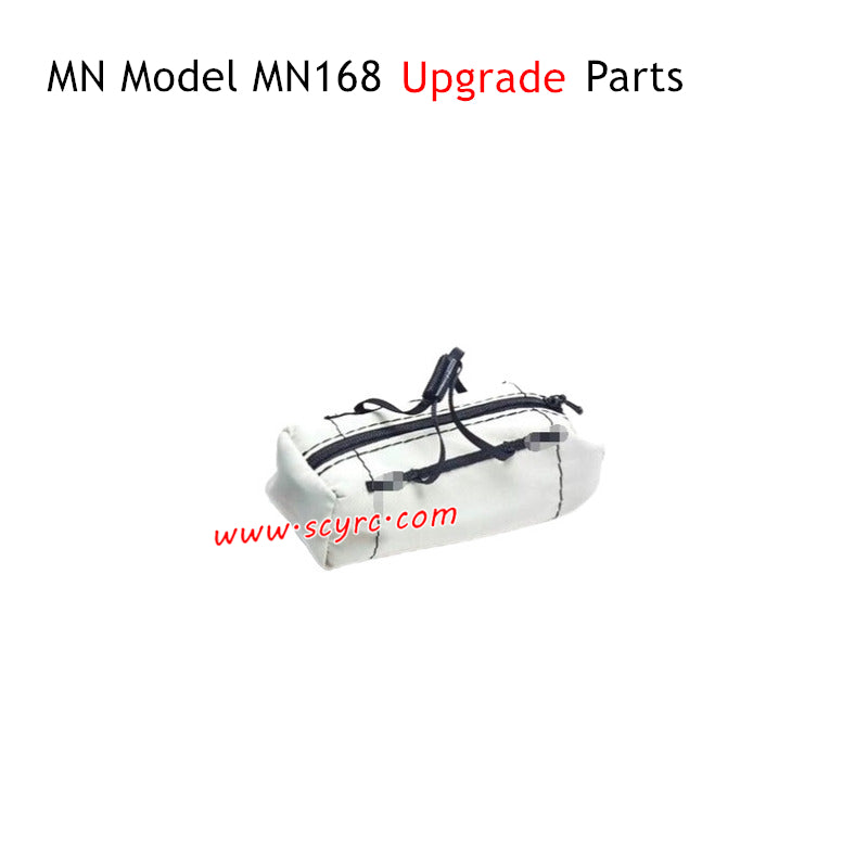 MN Model MN168 RC Car Upgrade Parts Luggage Bags White