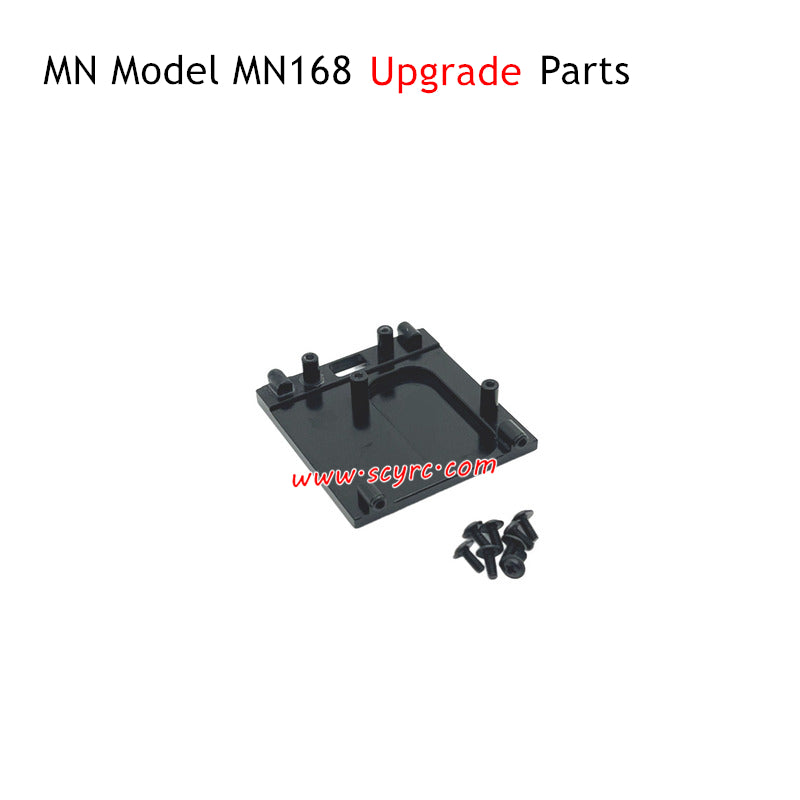 MN Model MN168 RC Car Upgrade Parts Metal Motor Mount Black